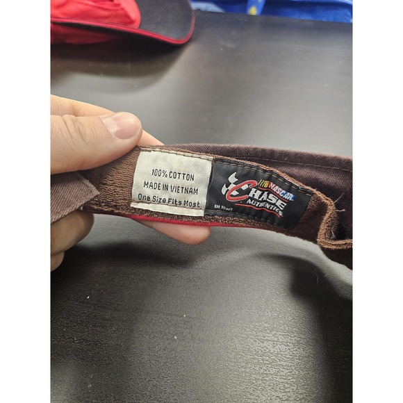 Kyle Busch M&Ms Hat‎ Visor Strap Back Mens One Size Brown NASCAR Racing 18 Chase - Picture 4 of 4